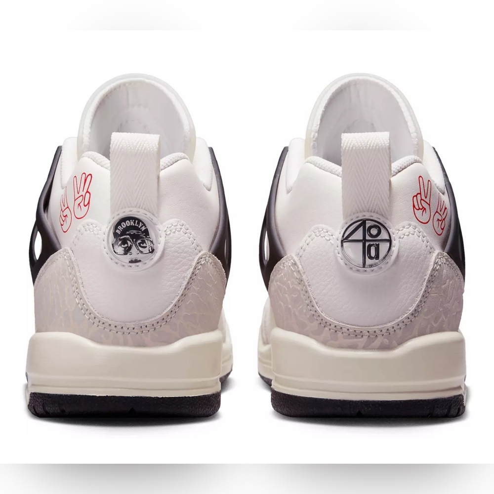NIKE Jordan Colab W/Spike Lee- Jordan Spizike - Sail/Black/Pine/Orange 6.5Y- W8 - Picture 10 of 11